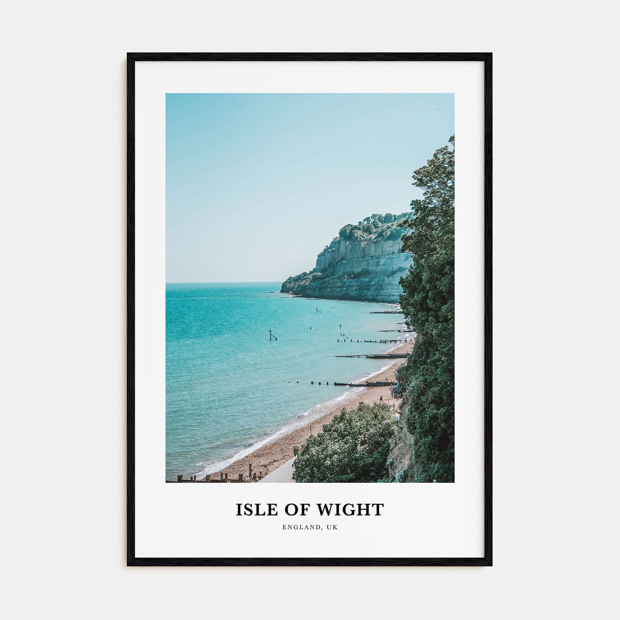 Isle of Wight Portrait Color Poster