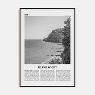 Isle of Wight Travel B&W Poster