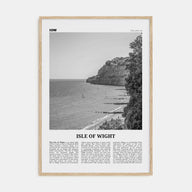 Isle of Wight Travel B&W Poster