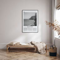 Isle of Wight Travel B&W Poster