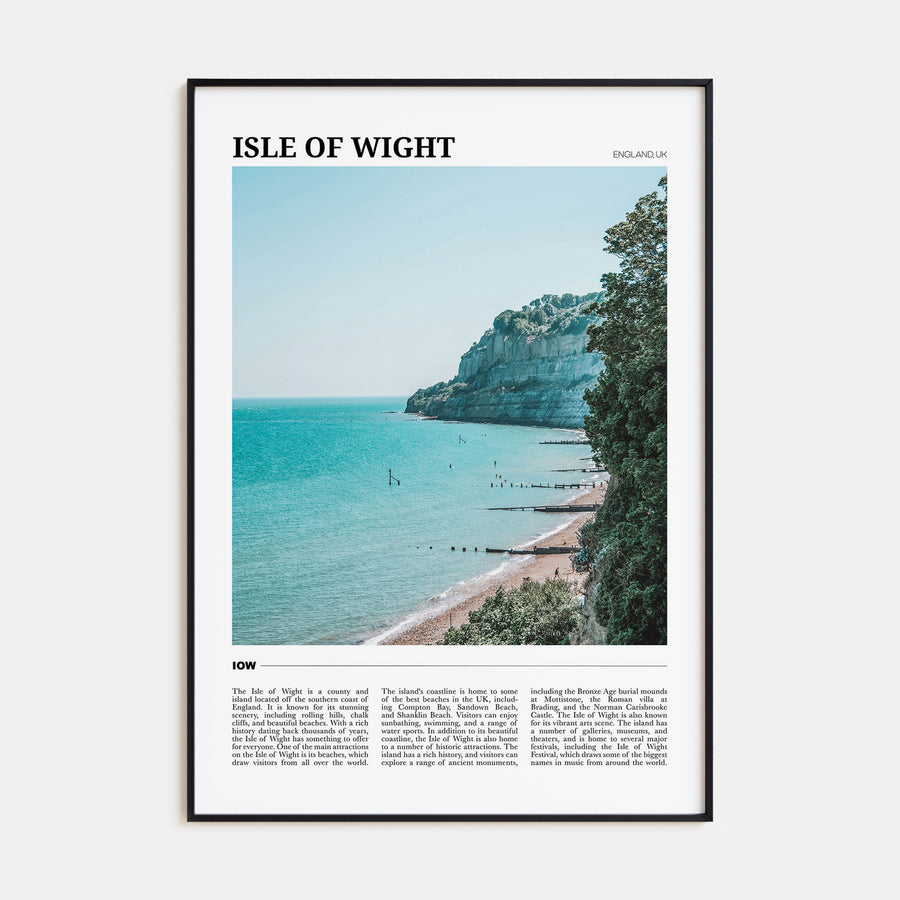 Isle of Wight Travel Color Poster