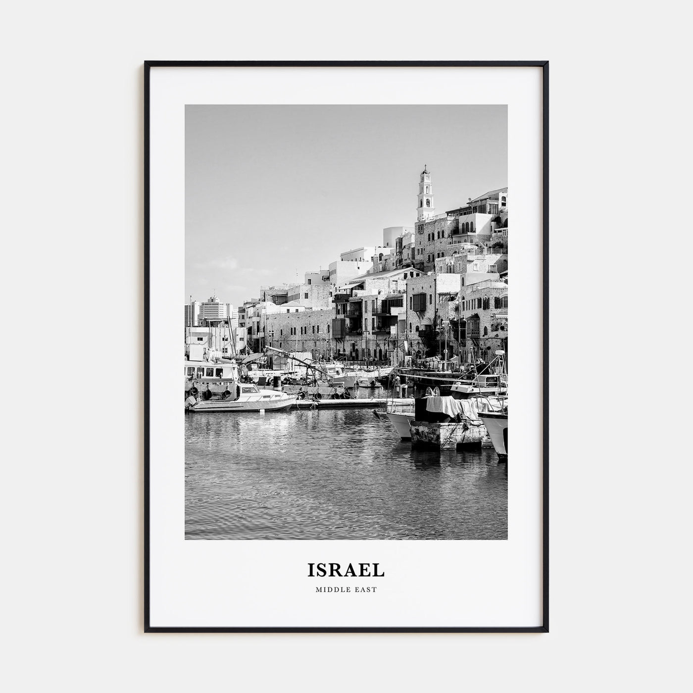 Israel Portrait B&W Poster