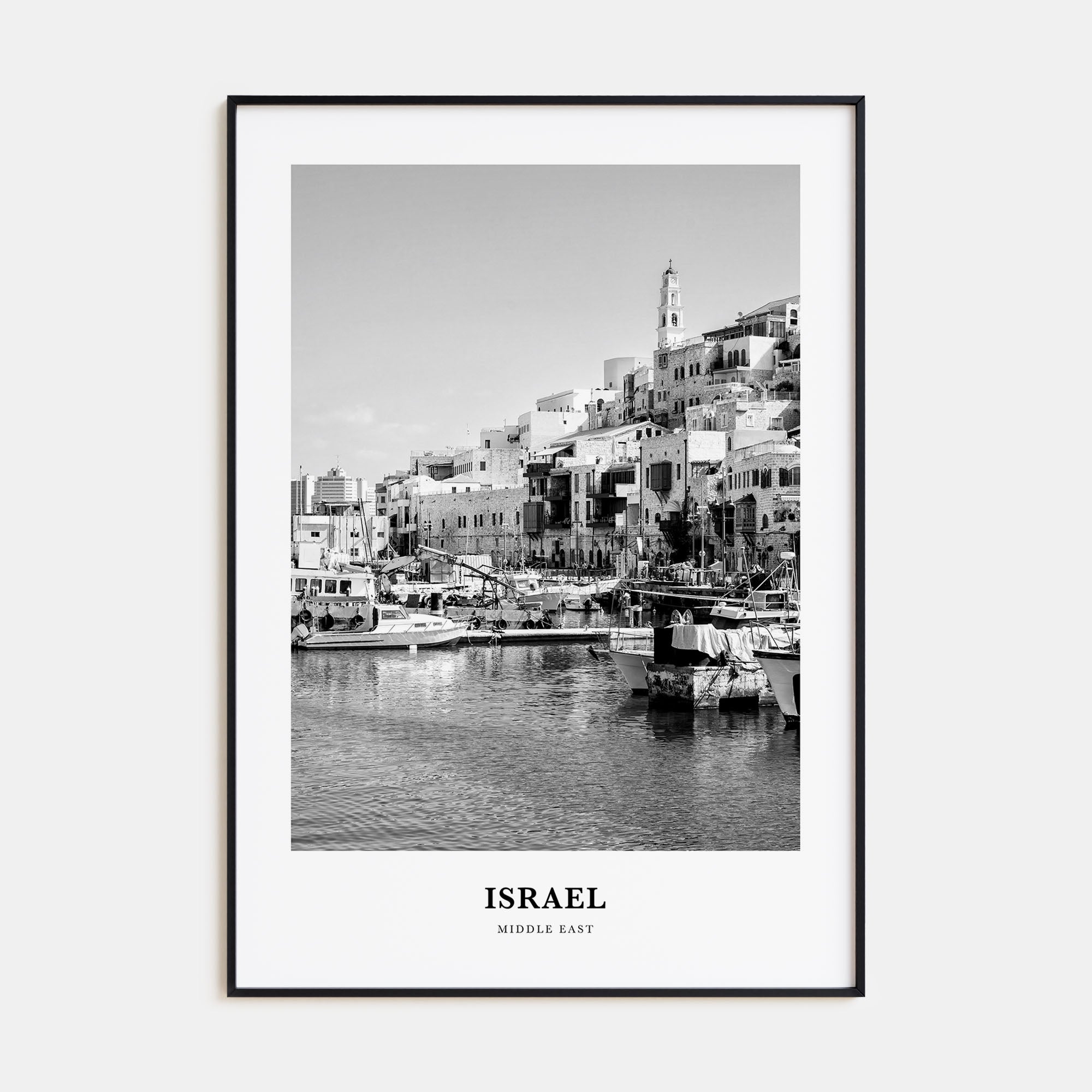 Israel Portrait B&W Poster