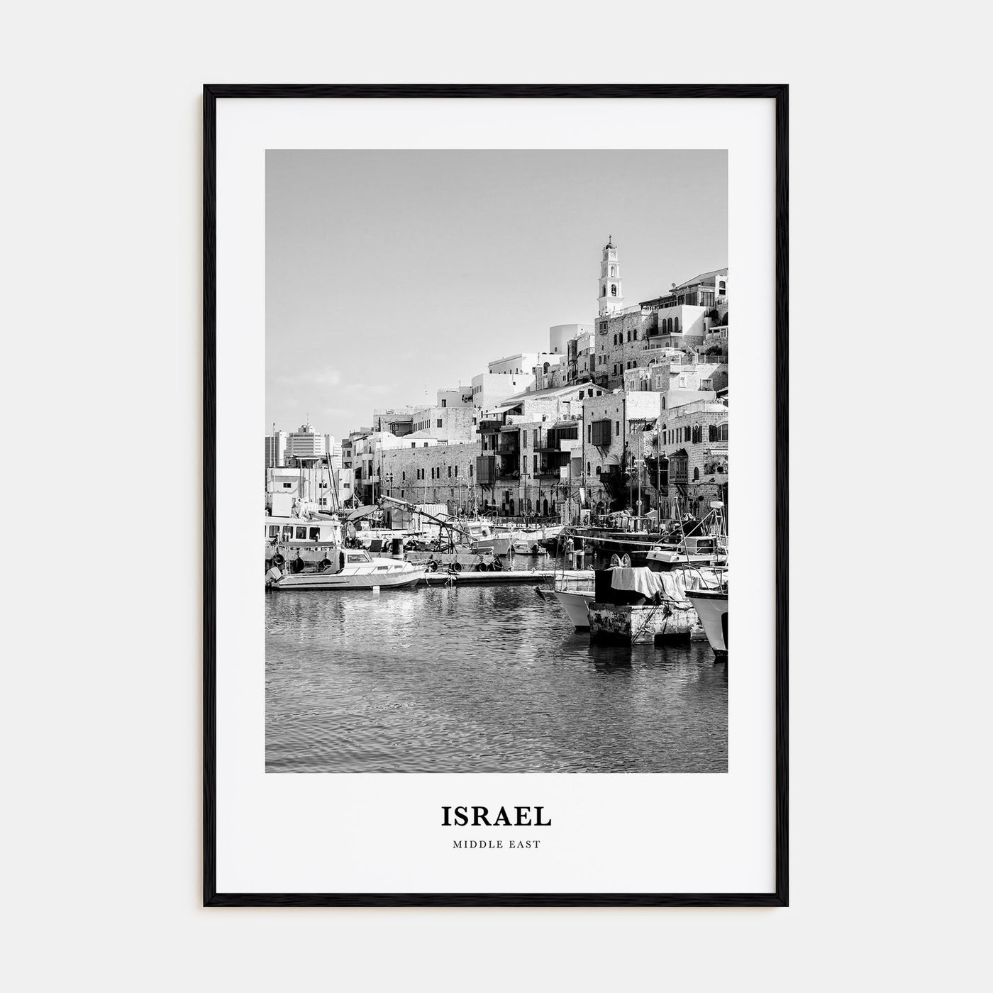 Israel Portrait B&W Poster