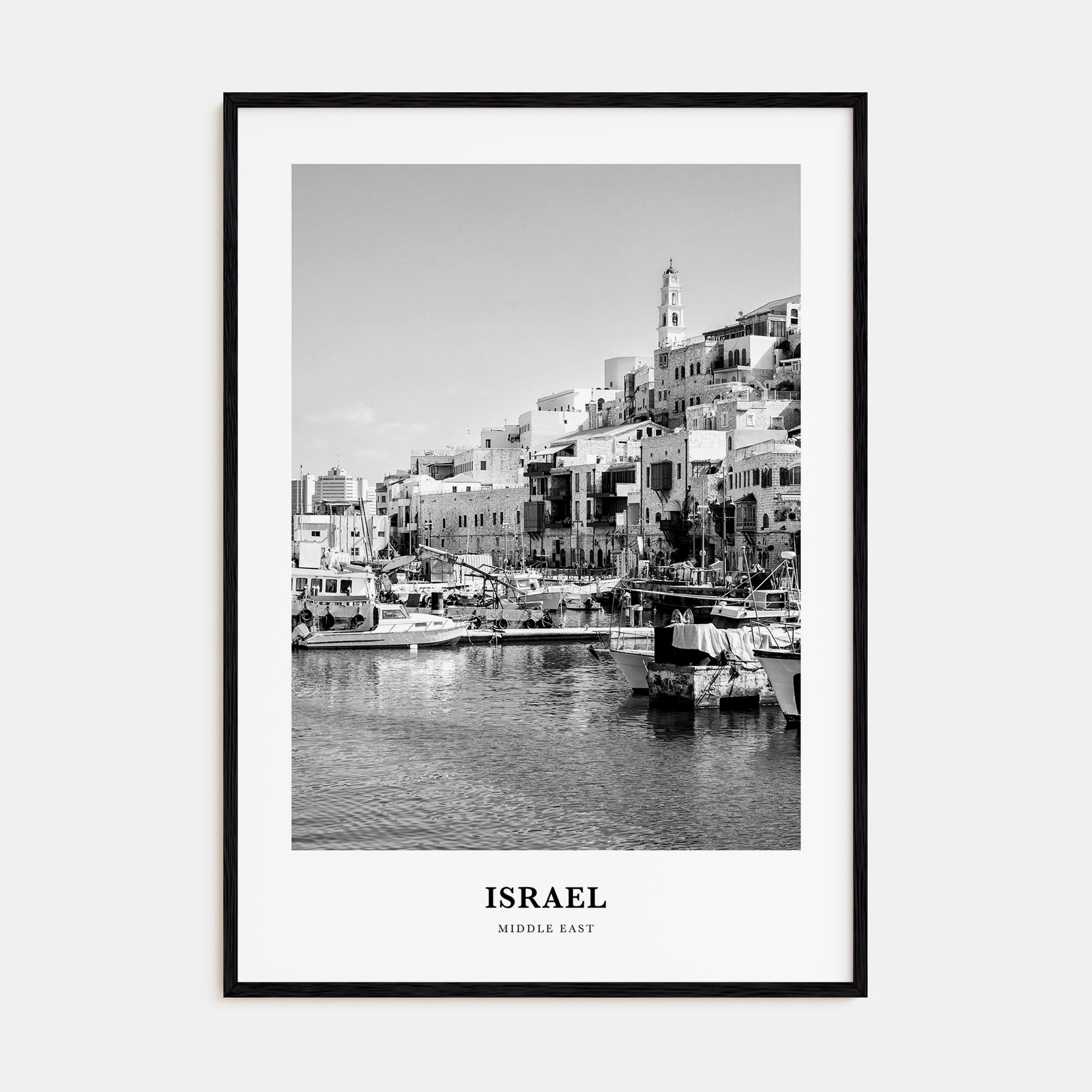 Israel Portrait B&W Poster