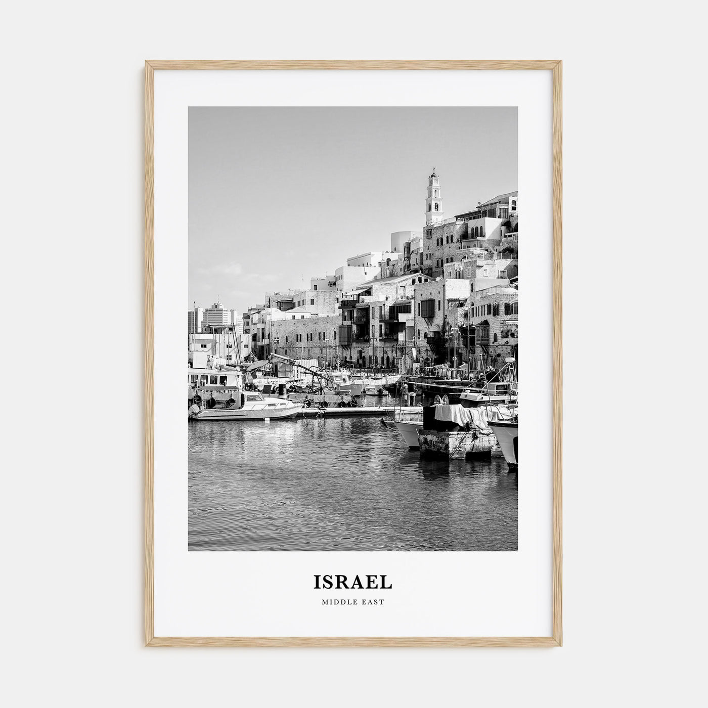 Israel Portrait B&W Poster