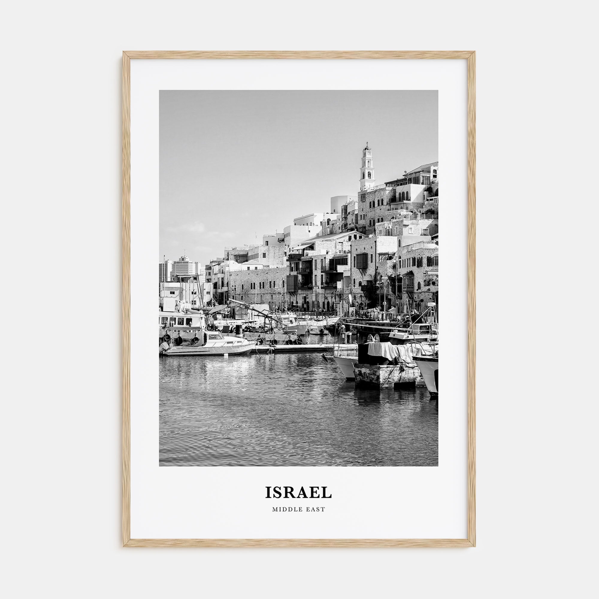 Israel Portrait B&W Poster