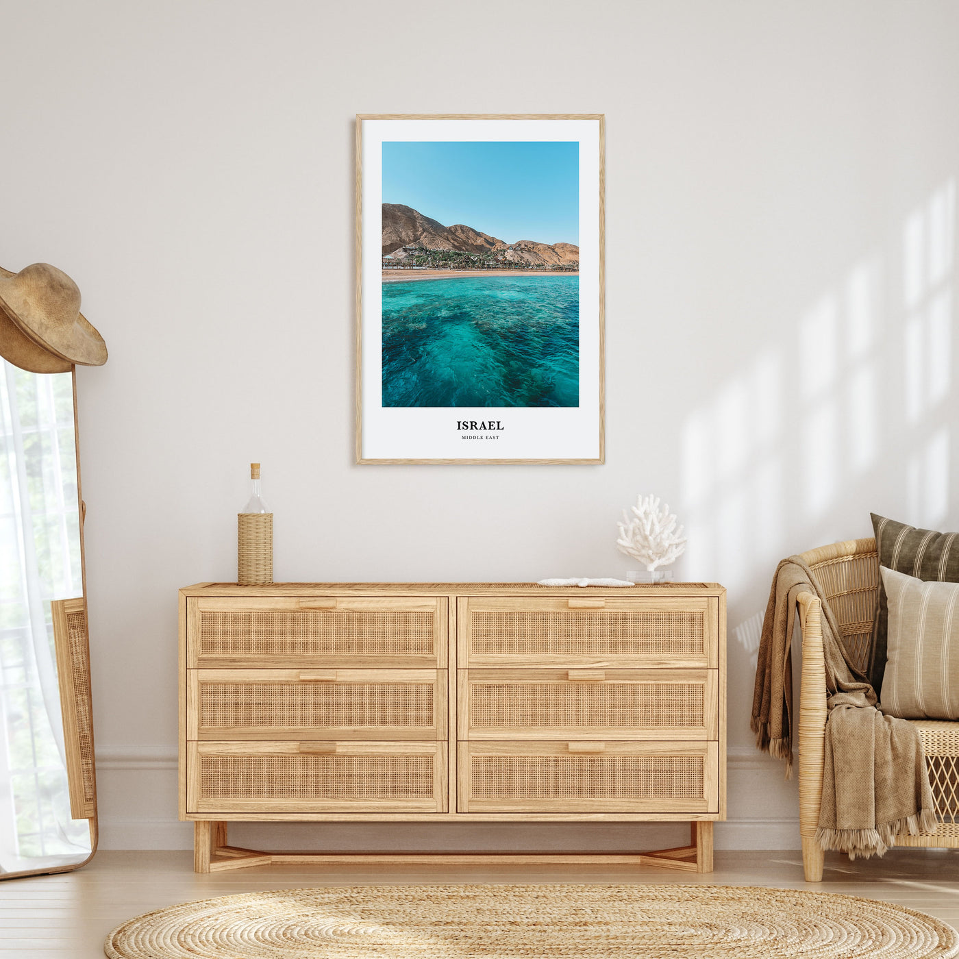 Israel Portrait Color Poster