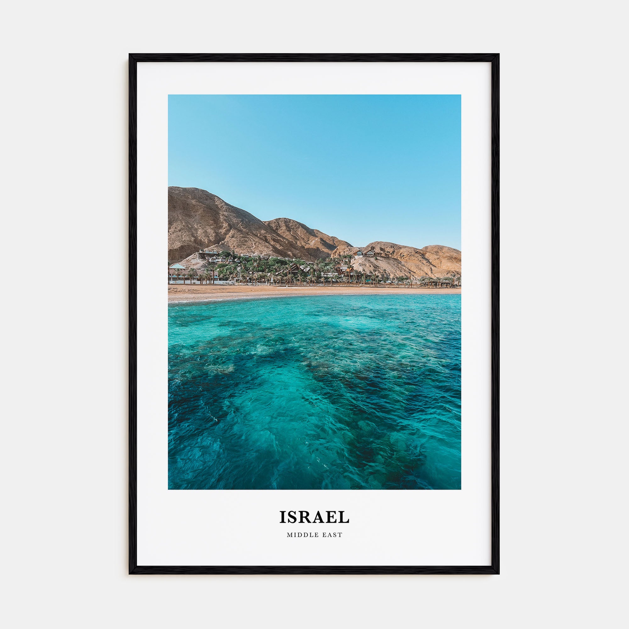 Israel Portrait Color Poster