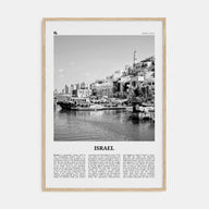 Israel Travel B&W Poster