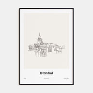 Istanbul Drawn No 1 Poster