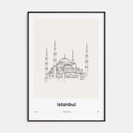 Istanbul Drawn No 2 Poster