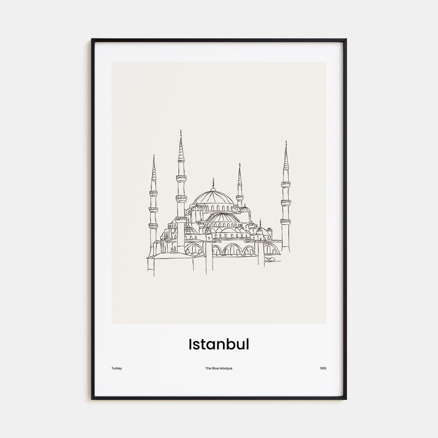 Istanbul Drawn No 2 Poster
