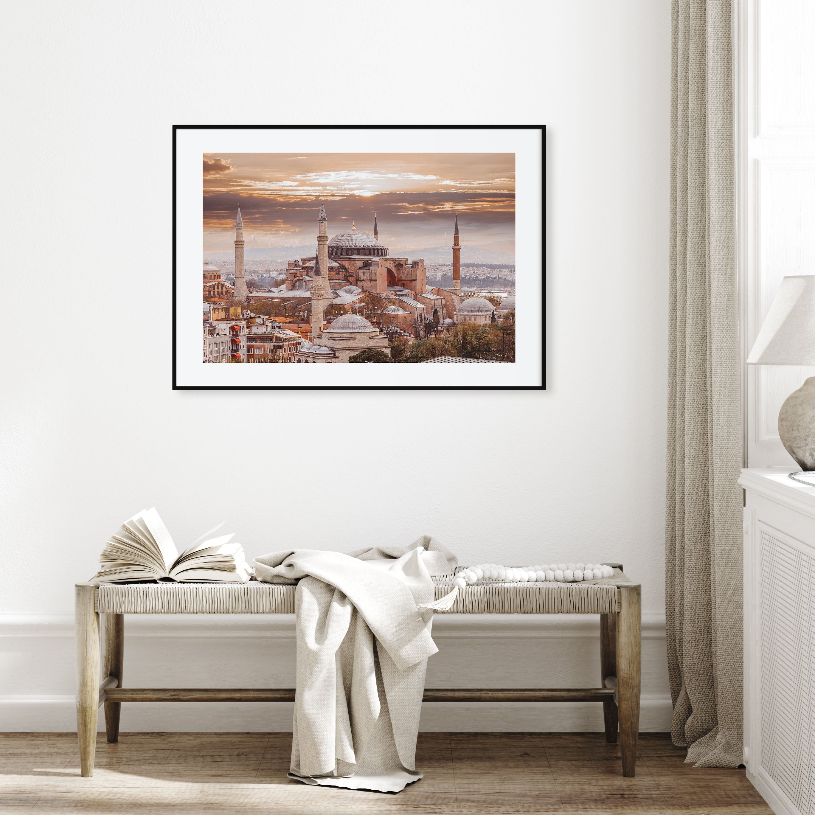 Istanbul Landscape Color Poster