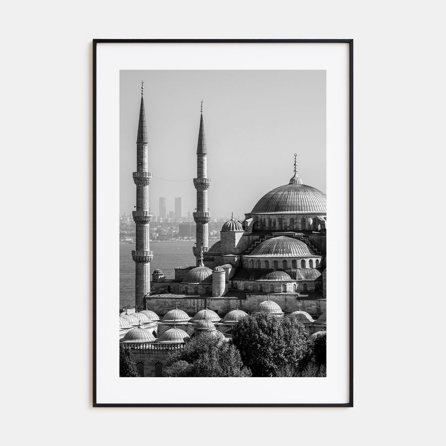 Istanbul Photo B&W Poster