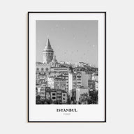 Istanbul Portrait B&W No 1 Poster