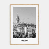 Istanbul Portrait B&W No 1 Poster