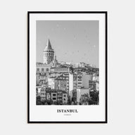 Istanbul Portrait B&W No 1 Poster