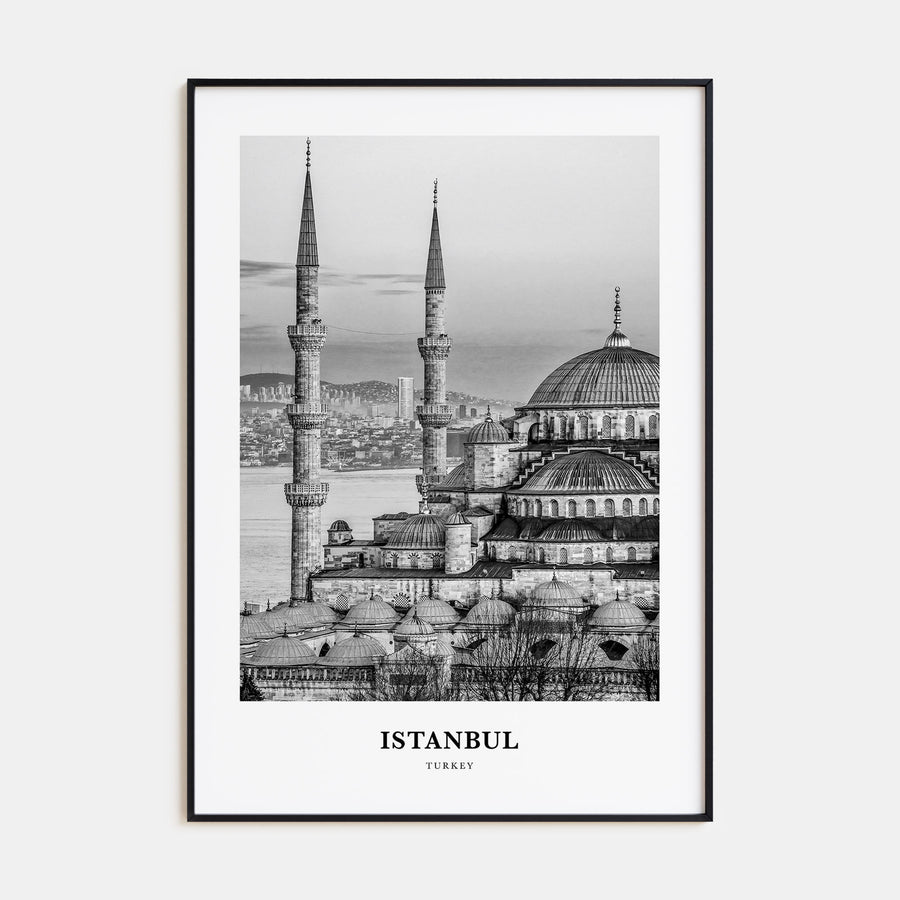 Istanbul Portrait B&W No 2 Poster