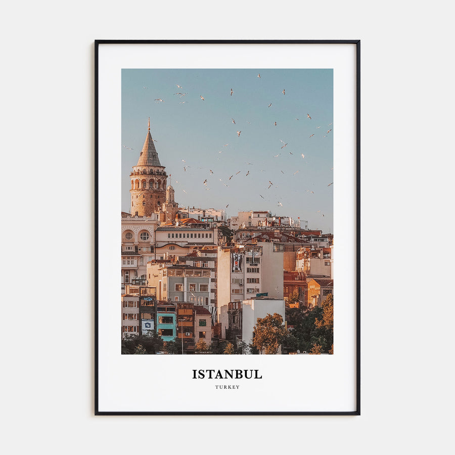 Istanbul Portrait Color Poster