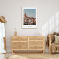 Istanbul Portrait Color Poster