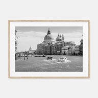 Italy Landscape B&W Poster