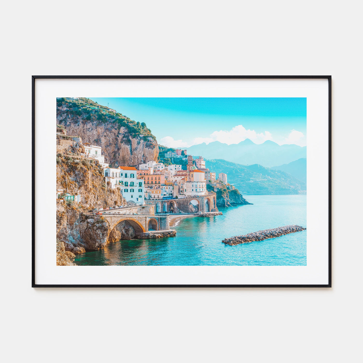 Italy Landscape Color Poster
