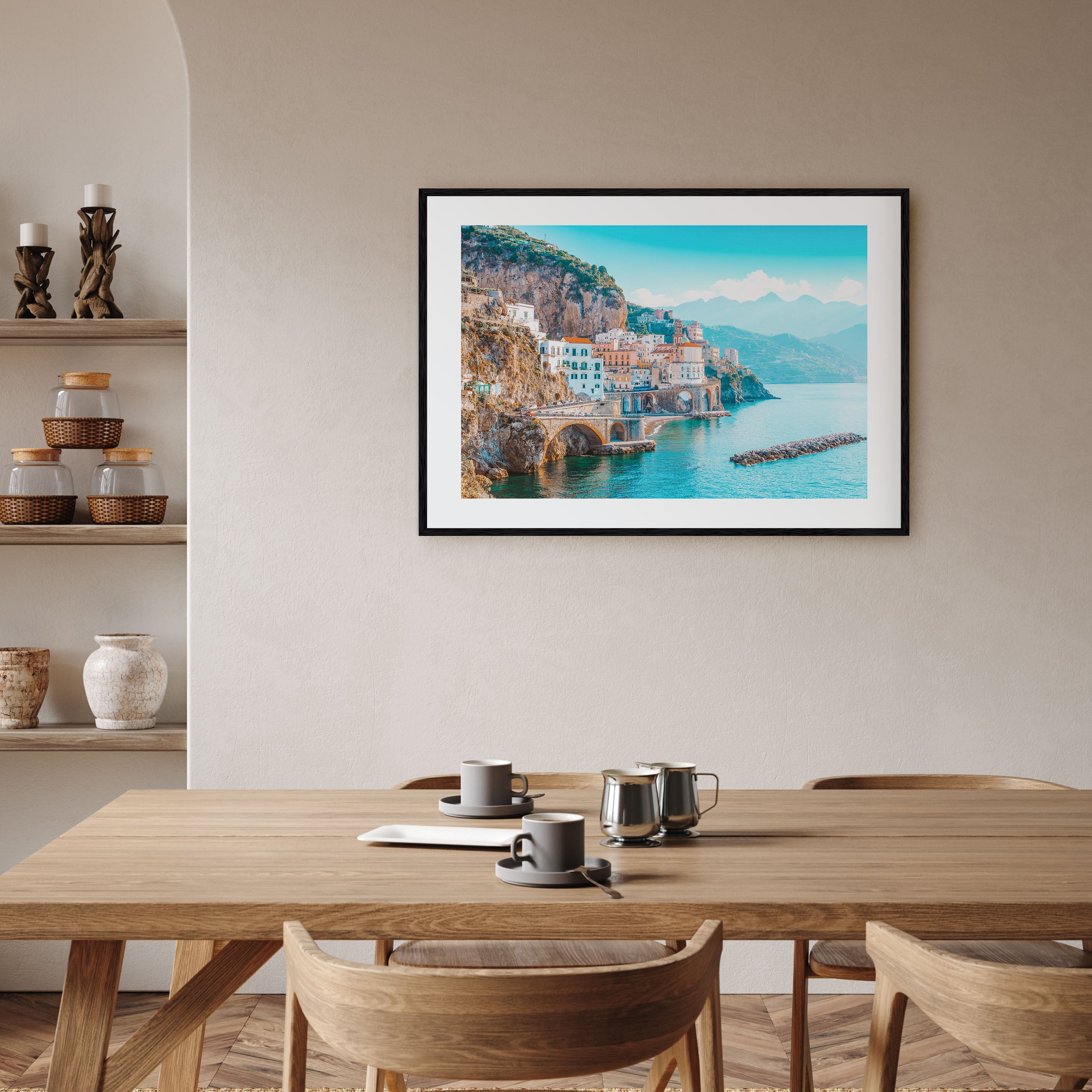 Italy Landscape Color Poster