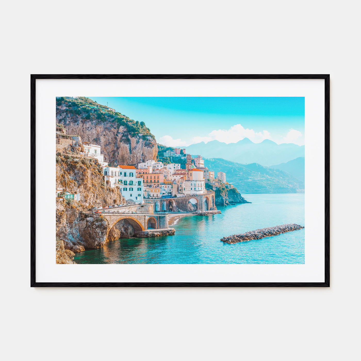 Italy Landscape Color Poster