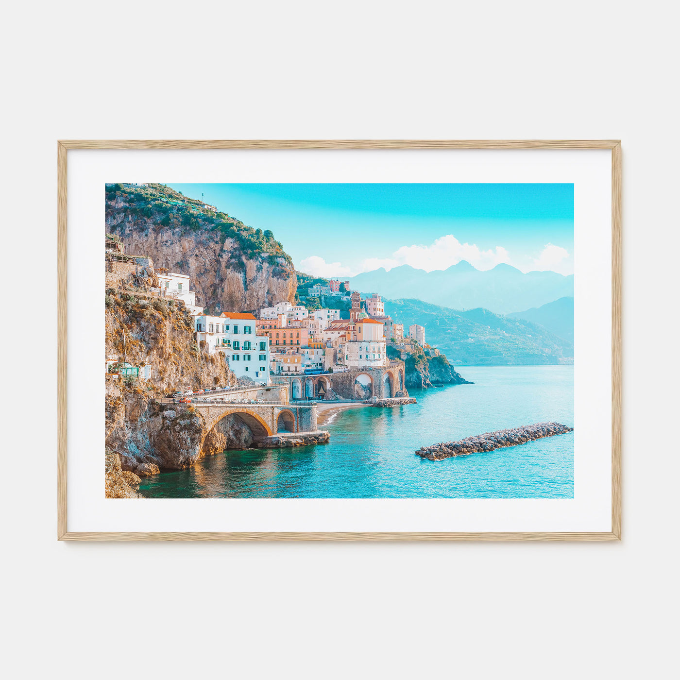 Italy Landscape Color Poster