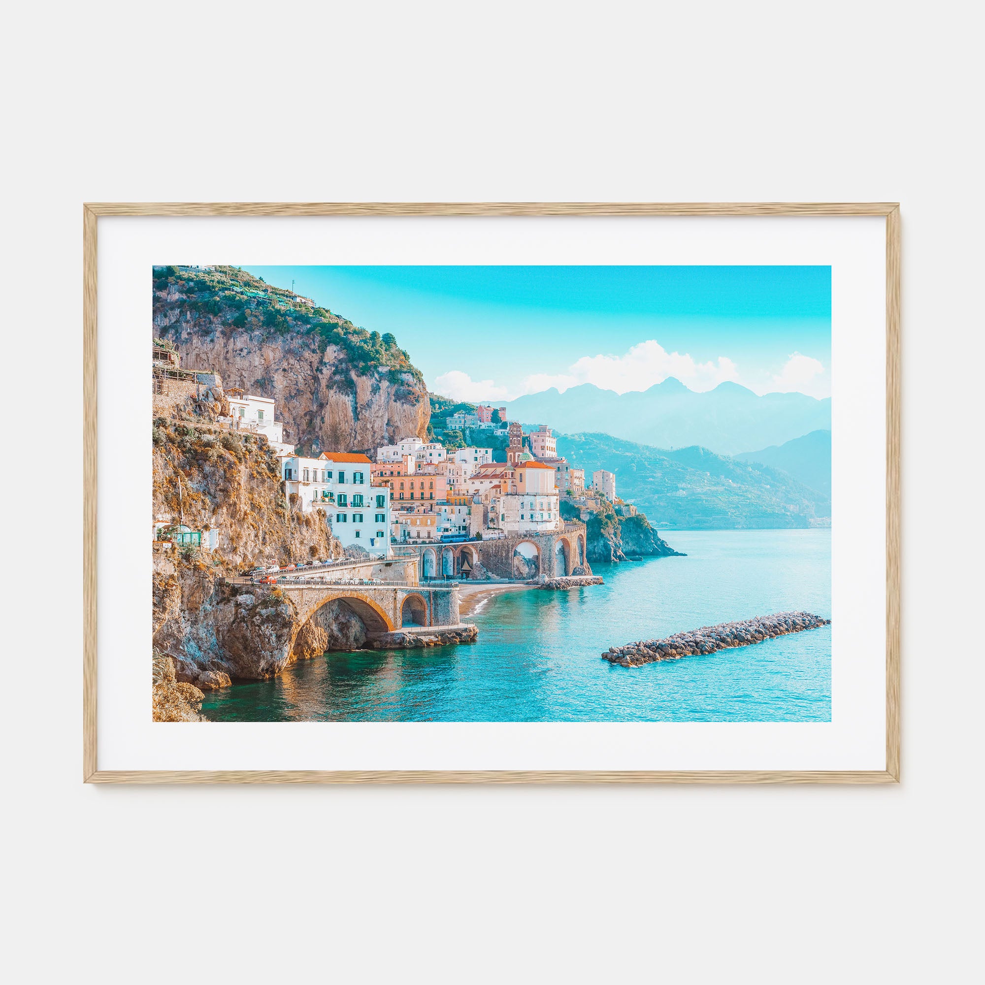 Italy Landscape Color Poster