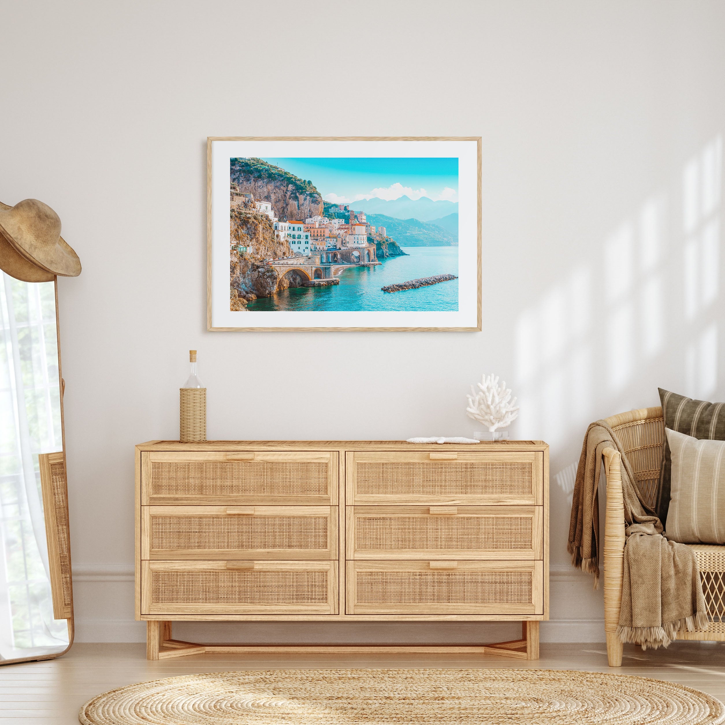 Italy Landscape Color Poster