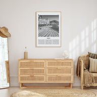 Italy Travel B&W No 2 Poster