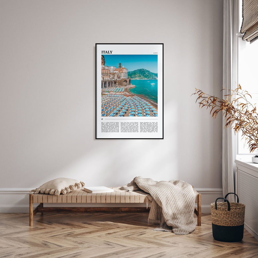 Italy Travel Color Poster