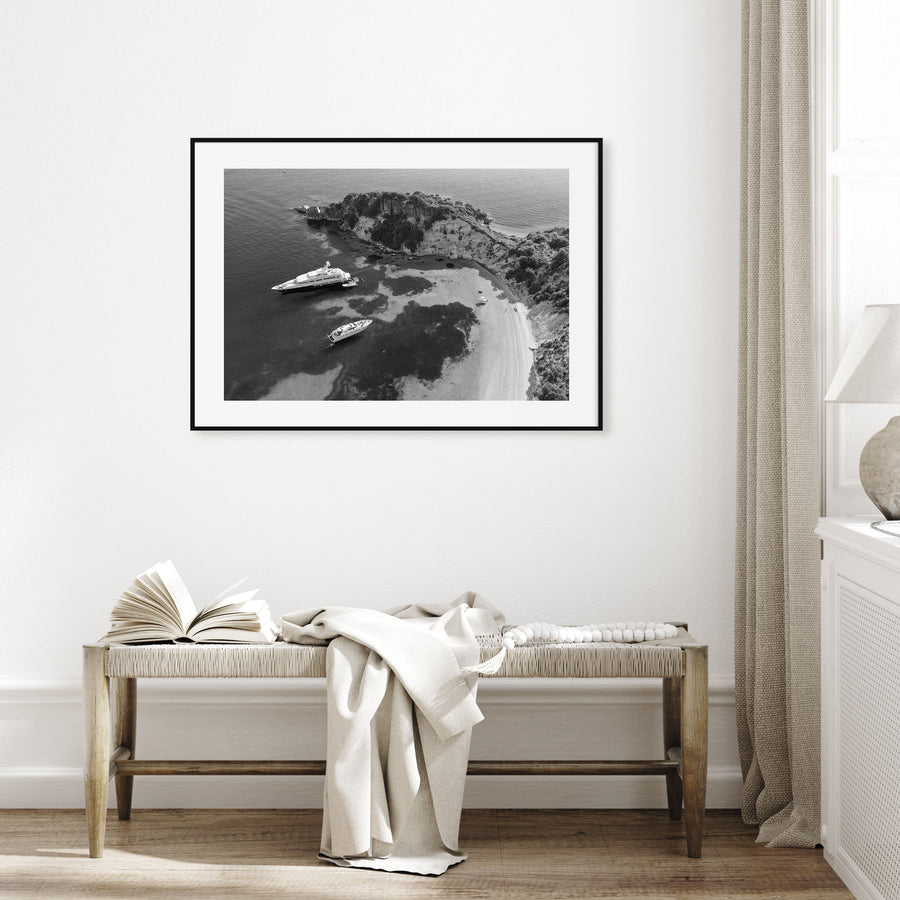 Ithaca Landscape B&W Poster