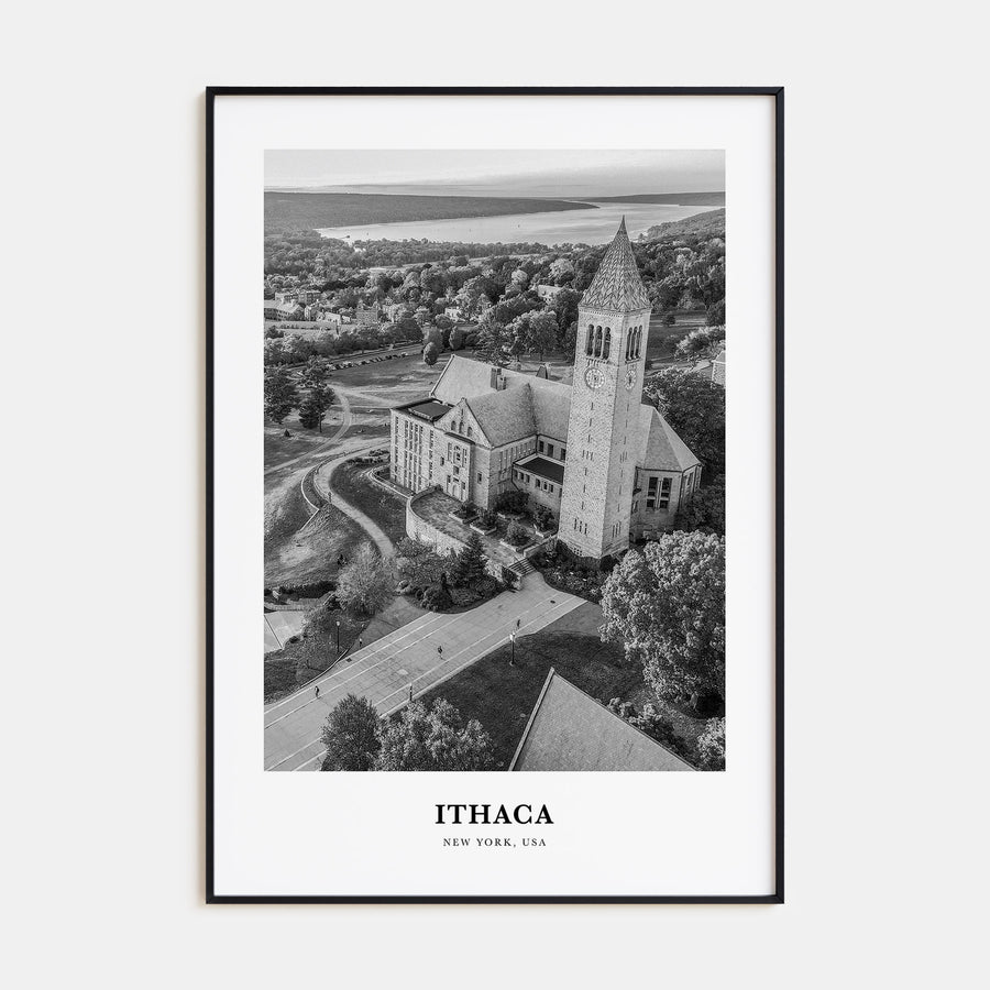 Ithaca Portrait B&W Poster