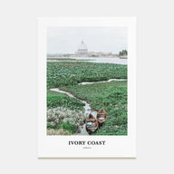 Ivory Coast Portrait Color Poster