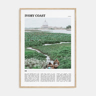 Ivory Coast Travel Color Poster