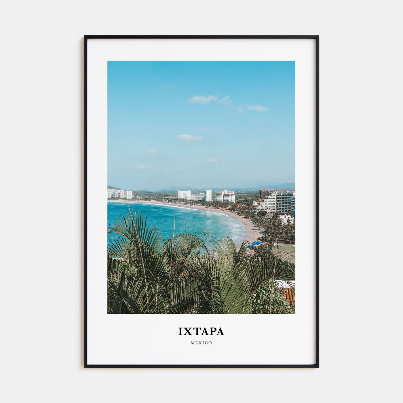 Ixtapa Portrait Color Poster