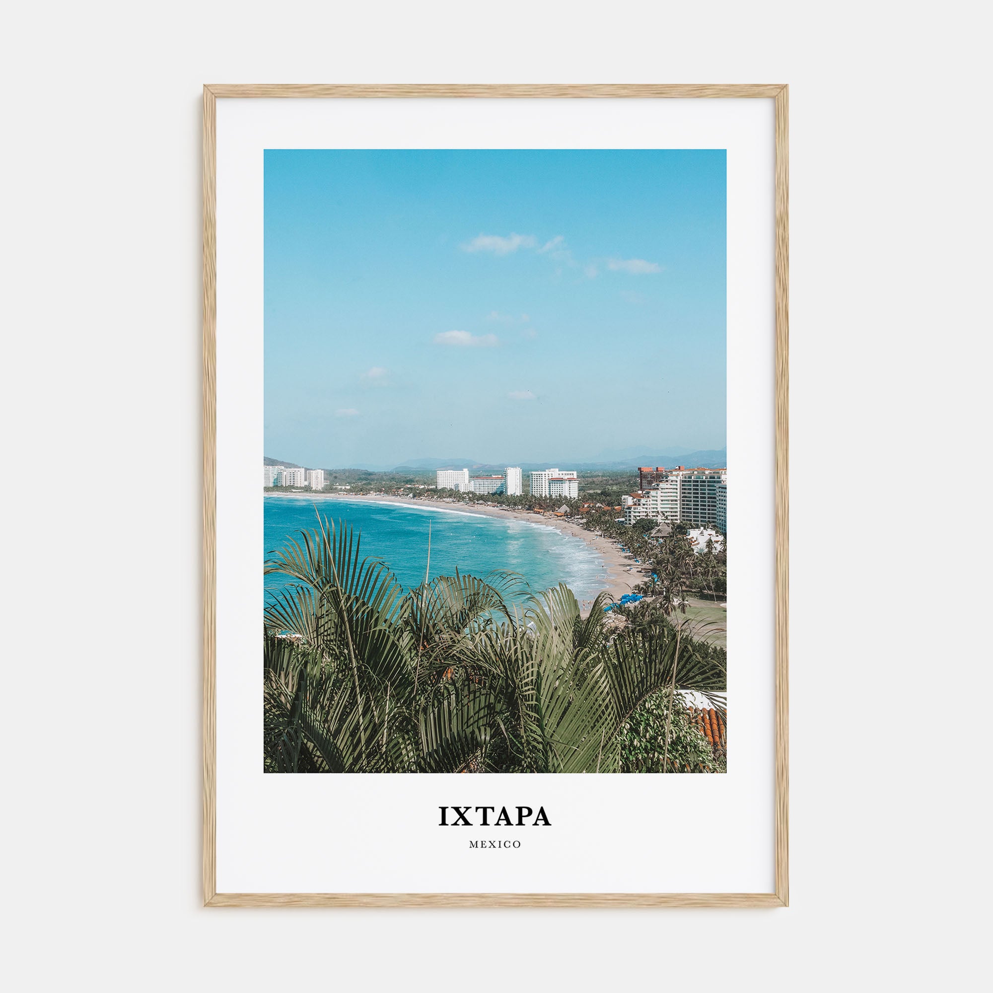 Ixtapa Portrait Color Poster