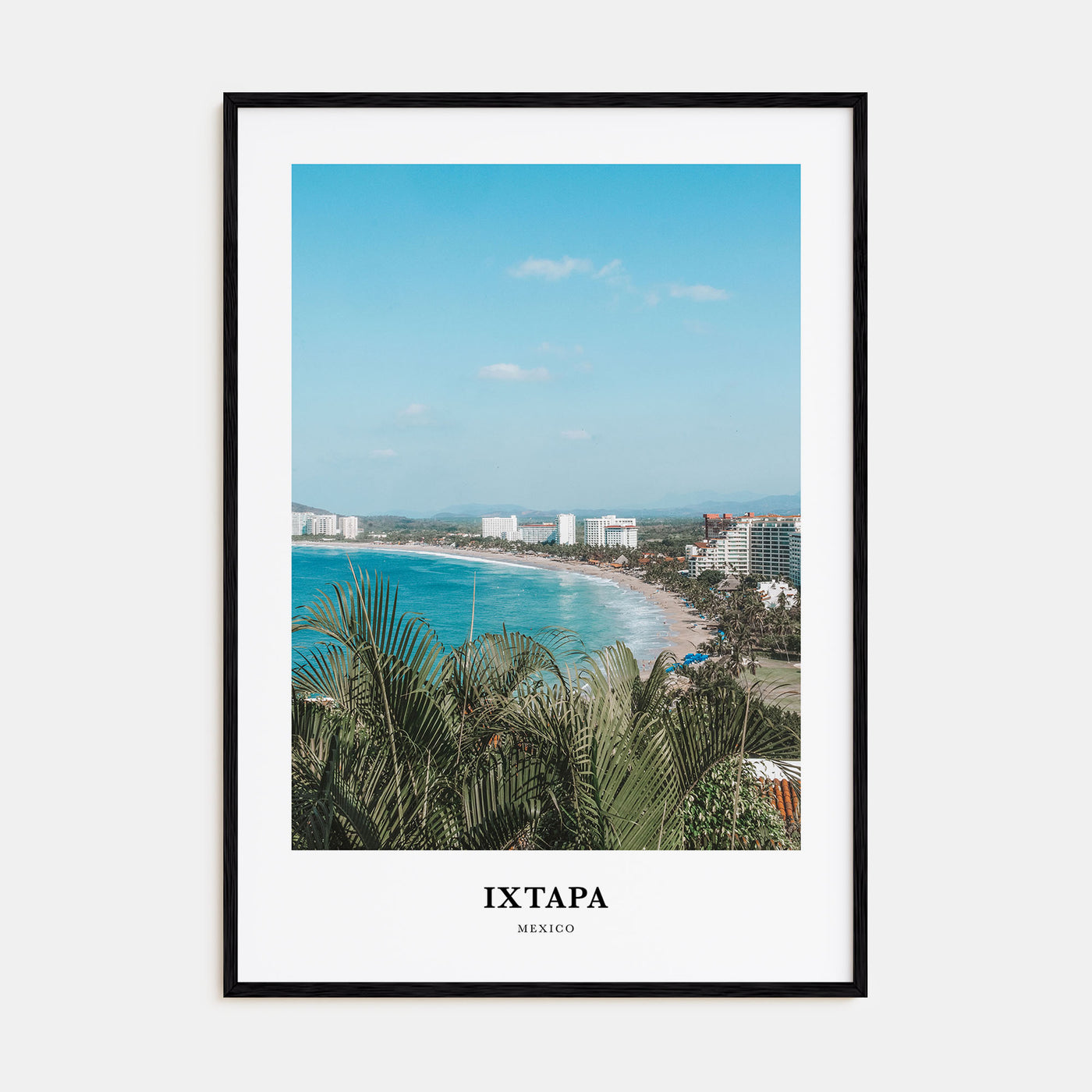Ixtapa Portrait Color Poster