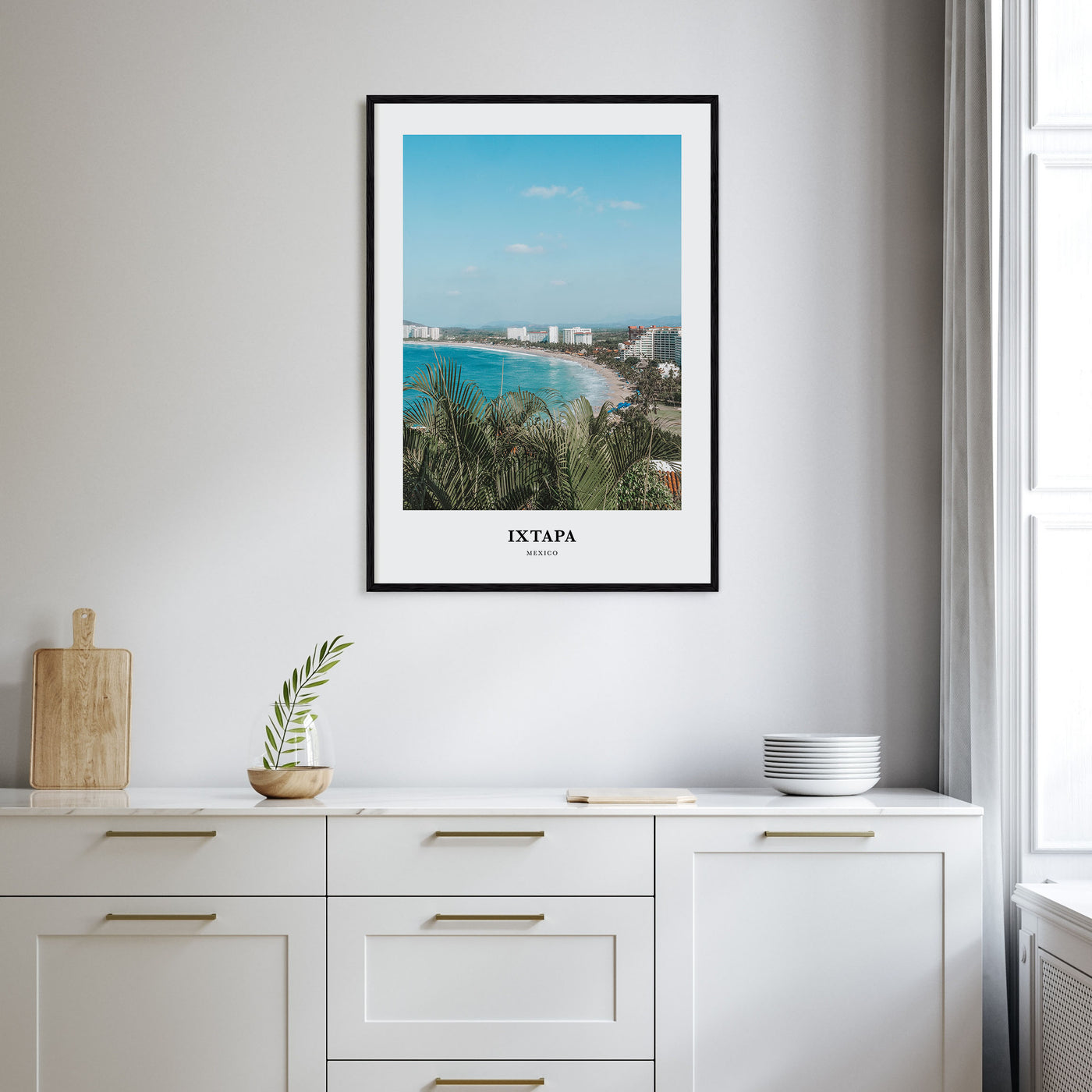 Ixtapa Portrait Color Poster
