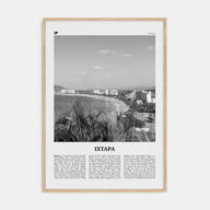 Ixtapa Travel B&W Poster