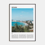 Ixtapa Travel Color Poster