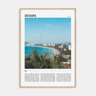 Ixtapa Travel Color Poster
