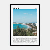 Ixtapa Travel Color Poster