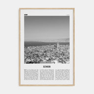 Izmir Travel B&W Poster