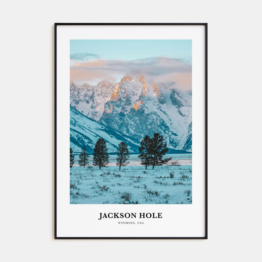 Jackson Hole Portrait Color Poster