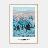 Jackson Hole Portrait Color Poster