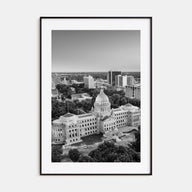 Jackson, Mississippi Photo B&W Poster